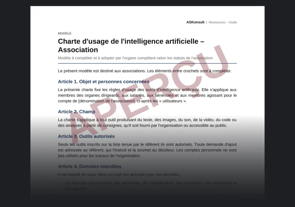 Adopting an AI charter for associations – partial watermarked preview