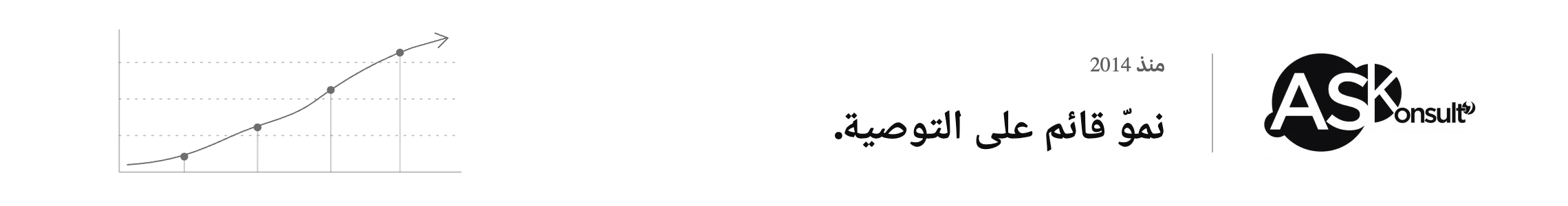 مكتب استشارات مؤسساتية — نموّ قائم على التوصية