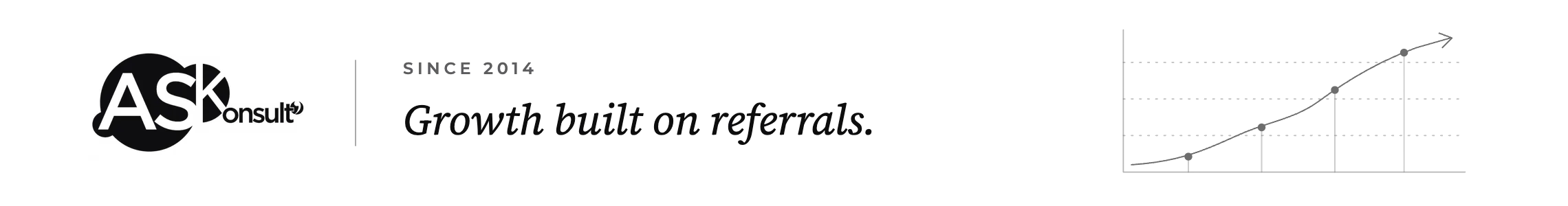Institutional consulting firm — growth built on referrals
