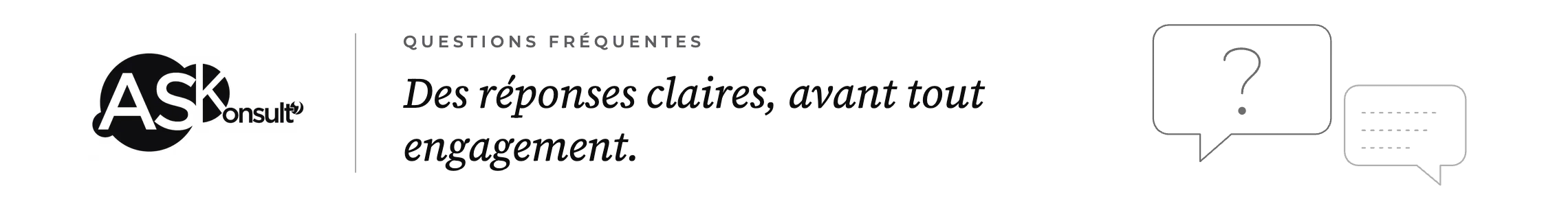 FAQ du conseil au Maroc — des réponses claires, avant tout engagement